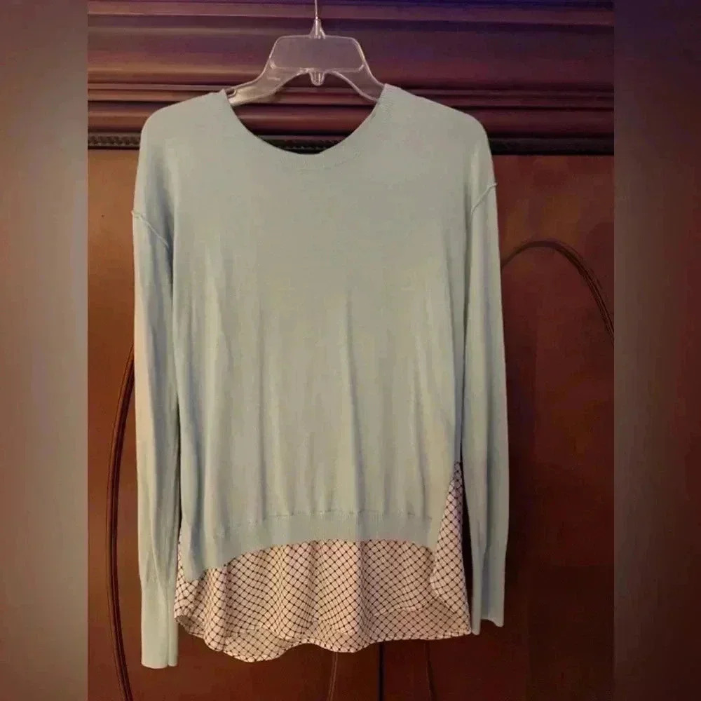 Halogen long sleeve top